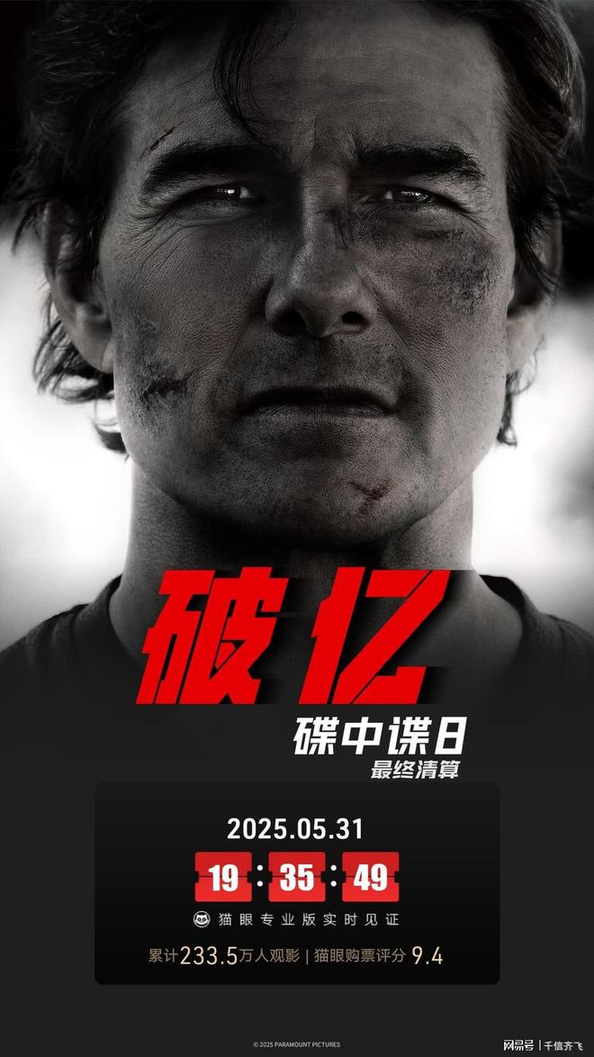 古天乐《私家侦探》票房仅1419万美国《碟中谍8》蝉联日冠